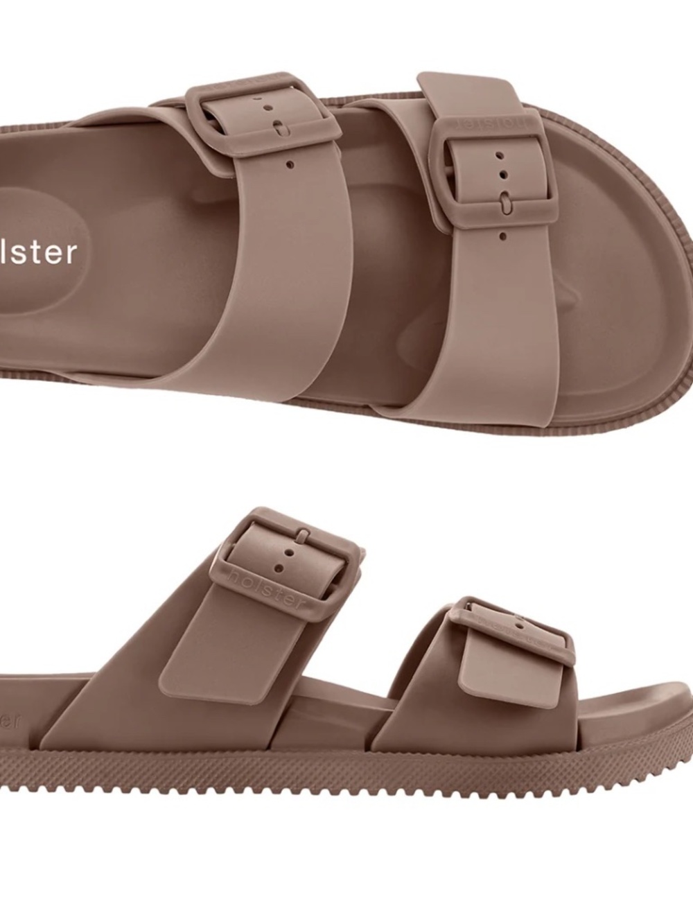 Vegan EVA Slides - Natural Color - 37 (fit like US 7)